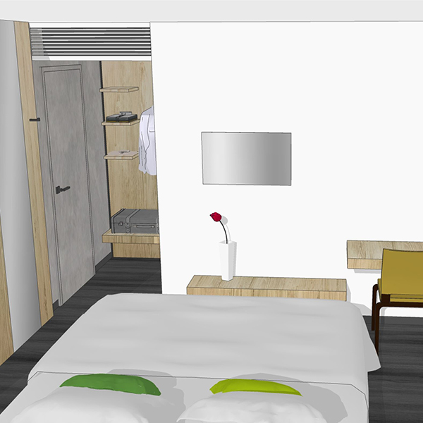 Double rooms