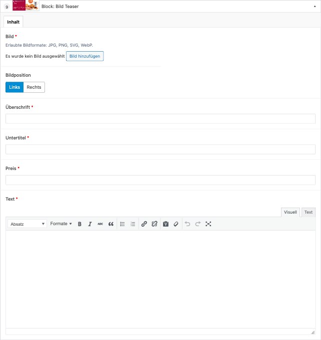 Backend: Bild Teaser